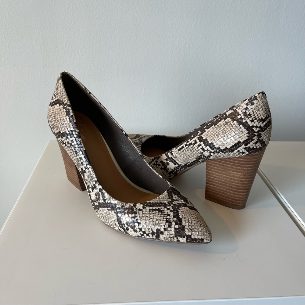 Snakeskin Heels